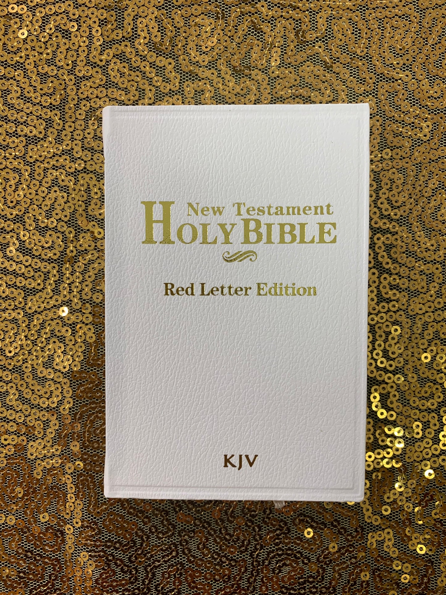 New Testament Holy Bible Red Letter Edition Mini and Medium Bible