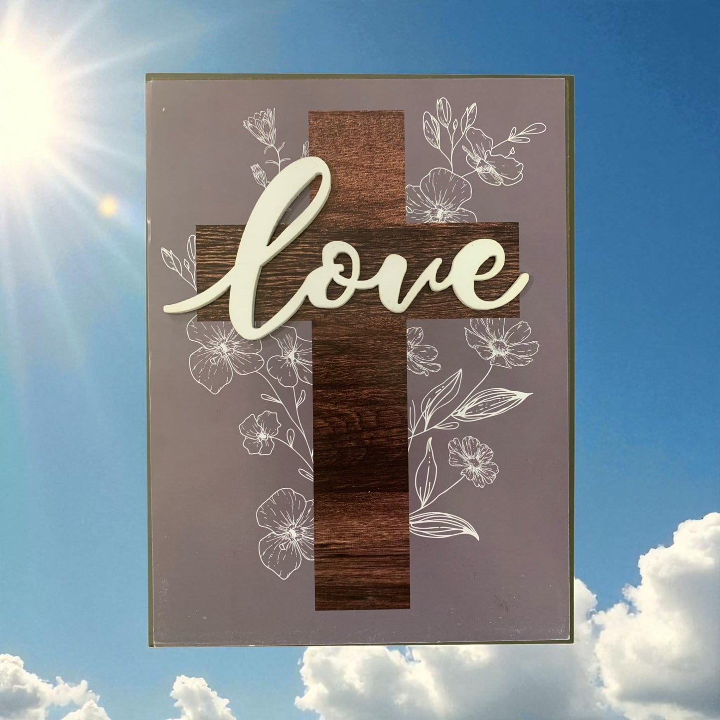 Love Cross Wall Art