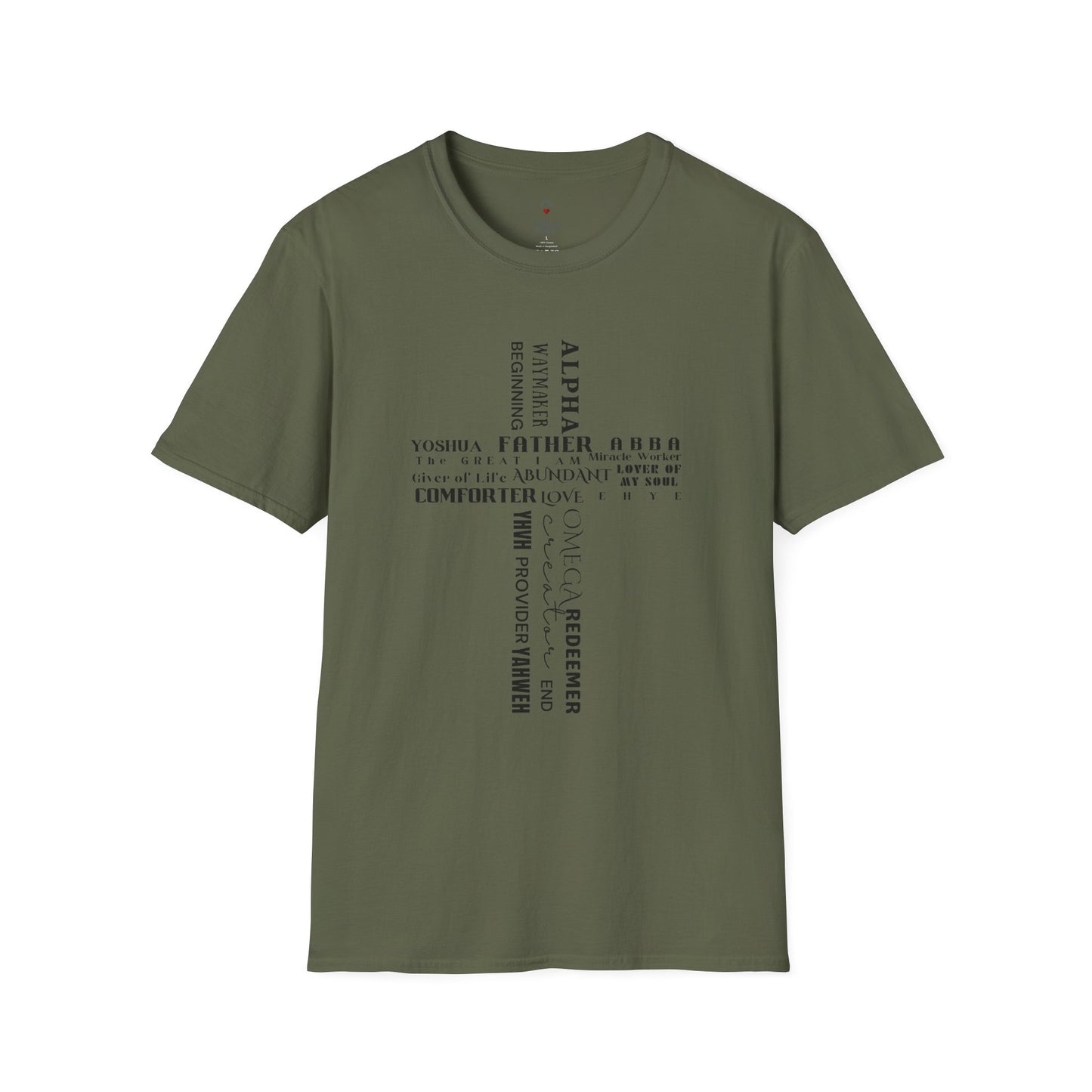 Names of God Cross T-Shirt