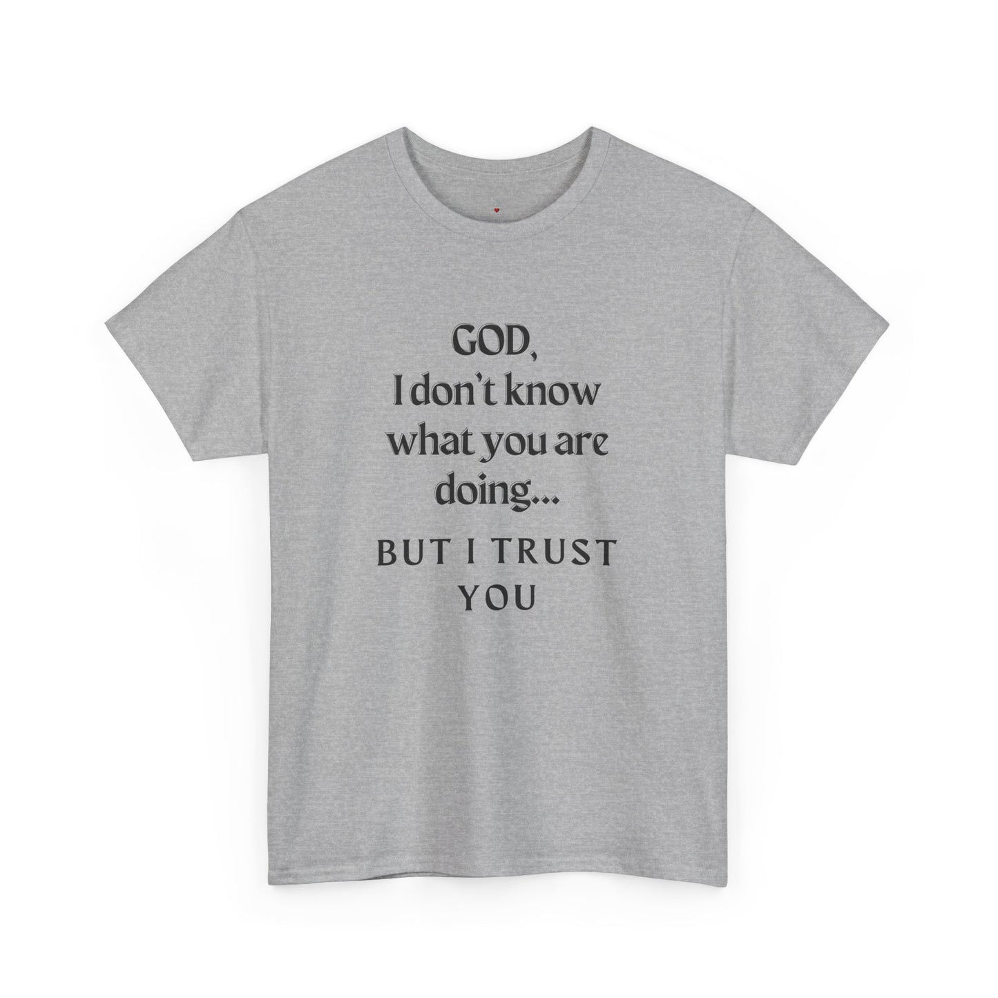 Religious Graphic T-Shirt - God I Don’t Know What You are Doing