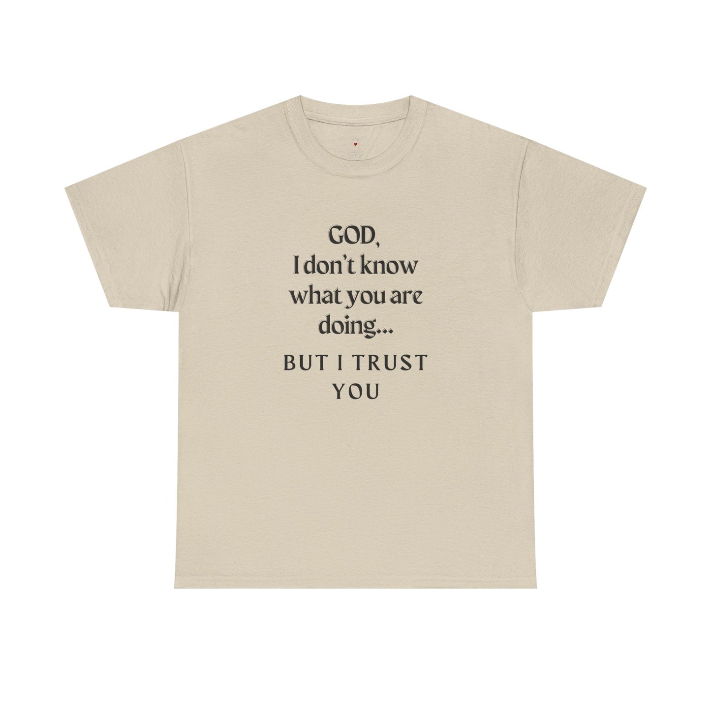 Religious Graphic T-Shirt - God I Don’t Know What You are Doing