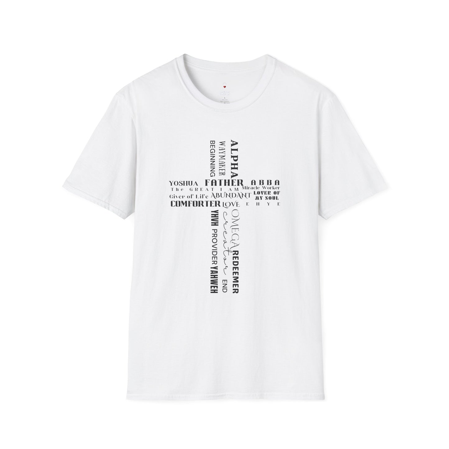 Names of God Cross T-Shirt