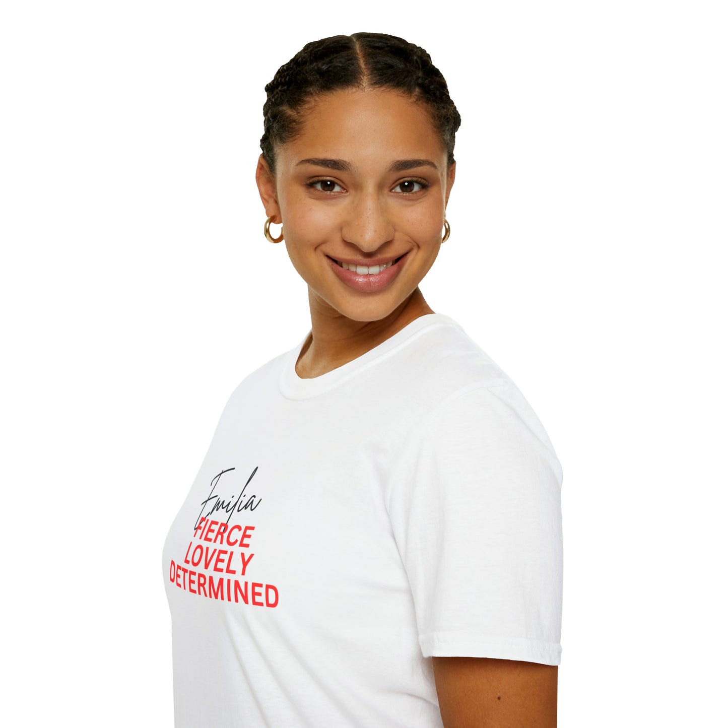 Emilia: Fierce, Lovely, Determined T-Shirt