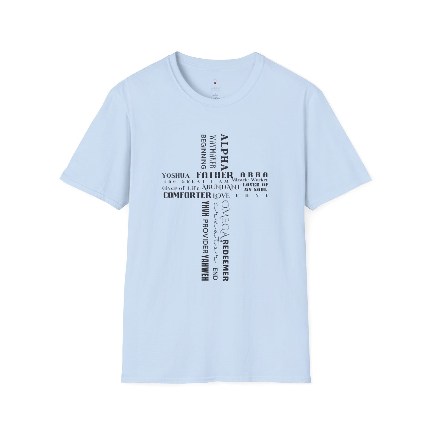 Names of God Cross T-Shirt