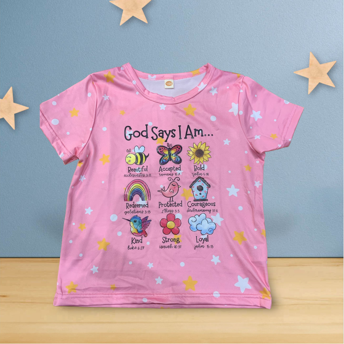 God Says I Am Girl T Shirt Girl Tee
