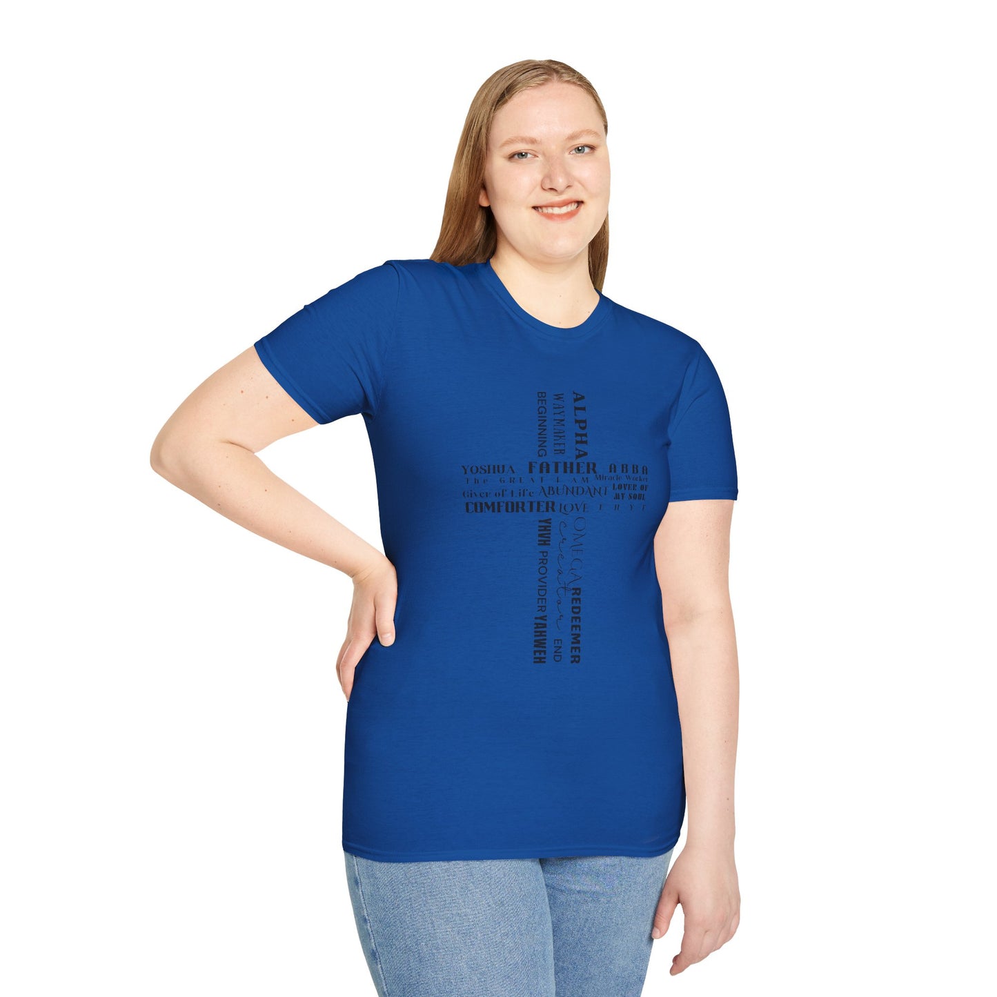 Names of God Cross T-Shirt