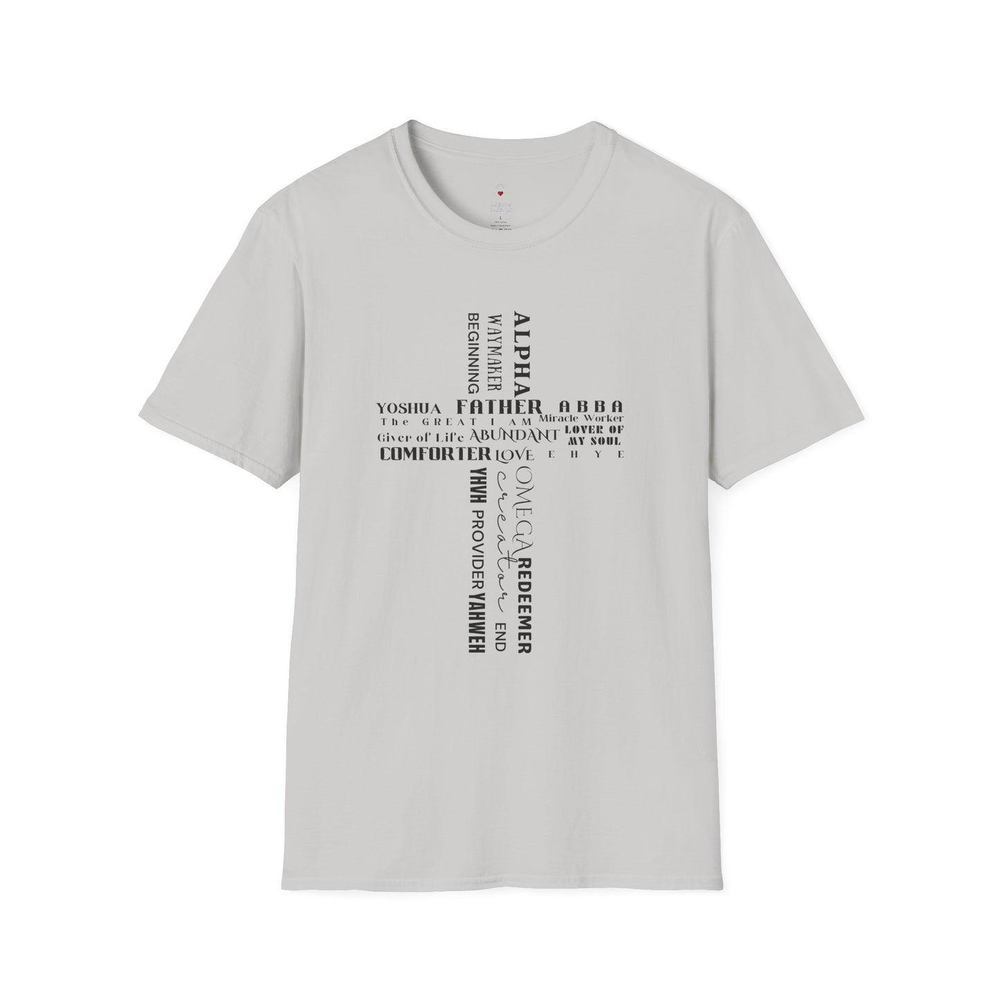 Names of God Cross T-Shirt
