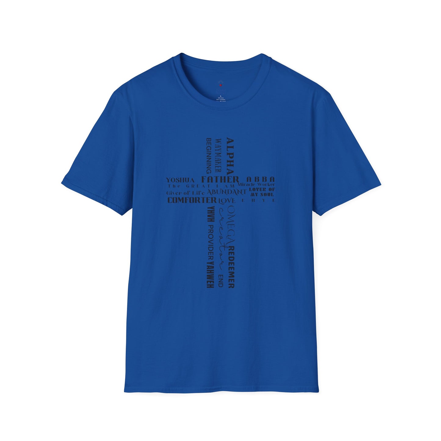 Names of God Cross T-Shirt