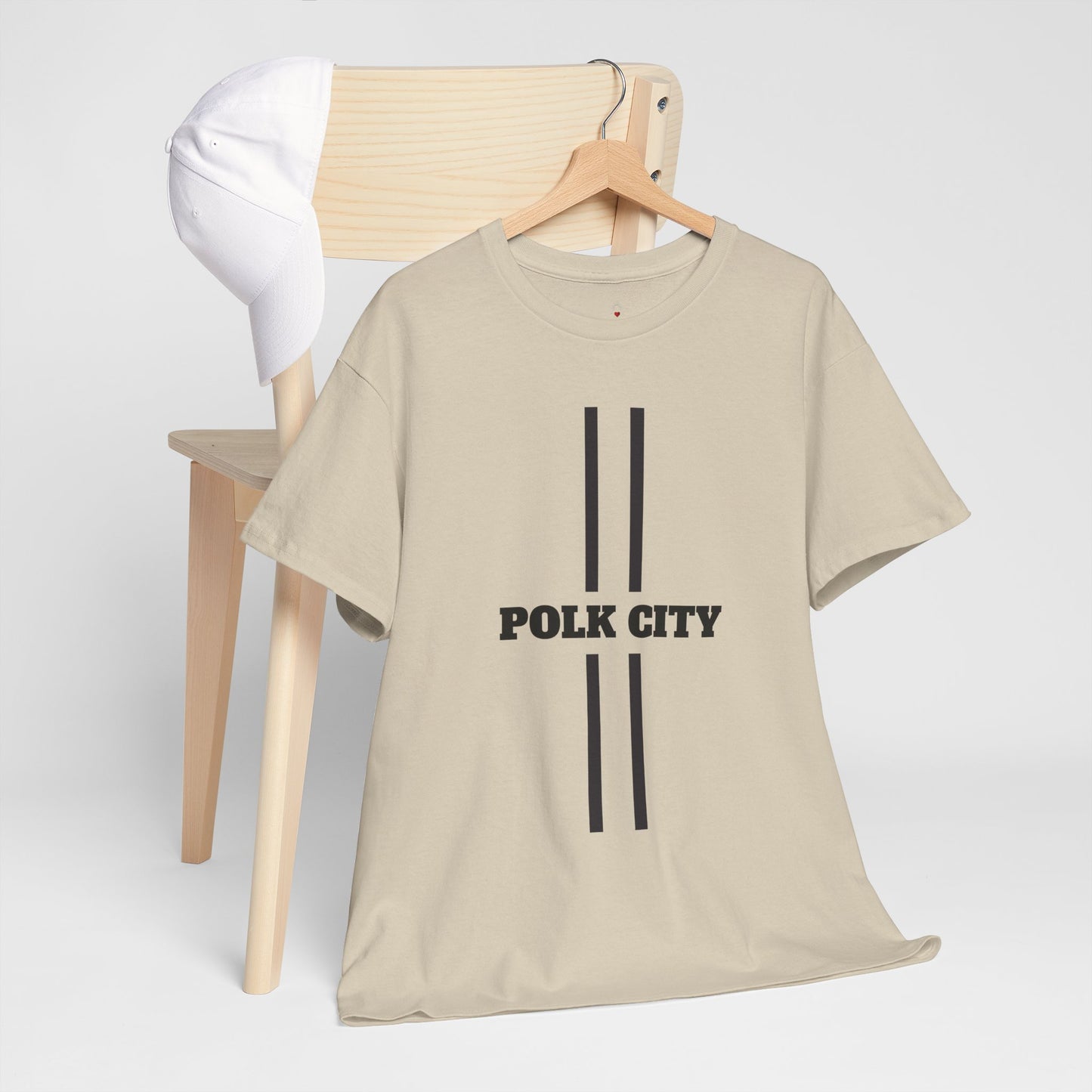Polk City Unisex Heavy Cotton Tee - Casual Comfort for Every Occasion