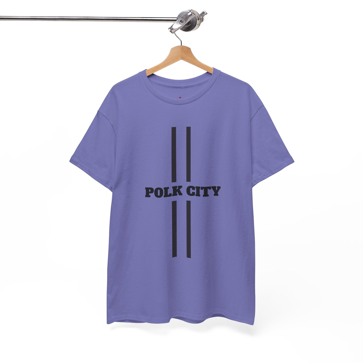 Polk City Unisex Heavy Cotton Tee - Casual Comfort for Every Occasion