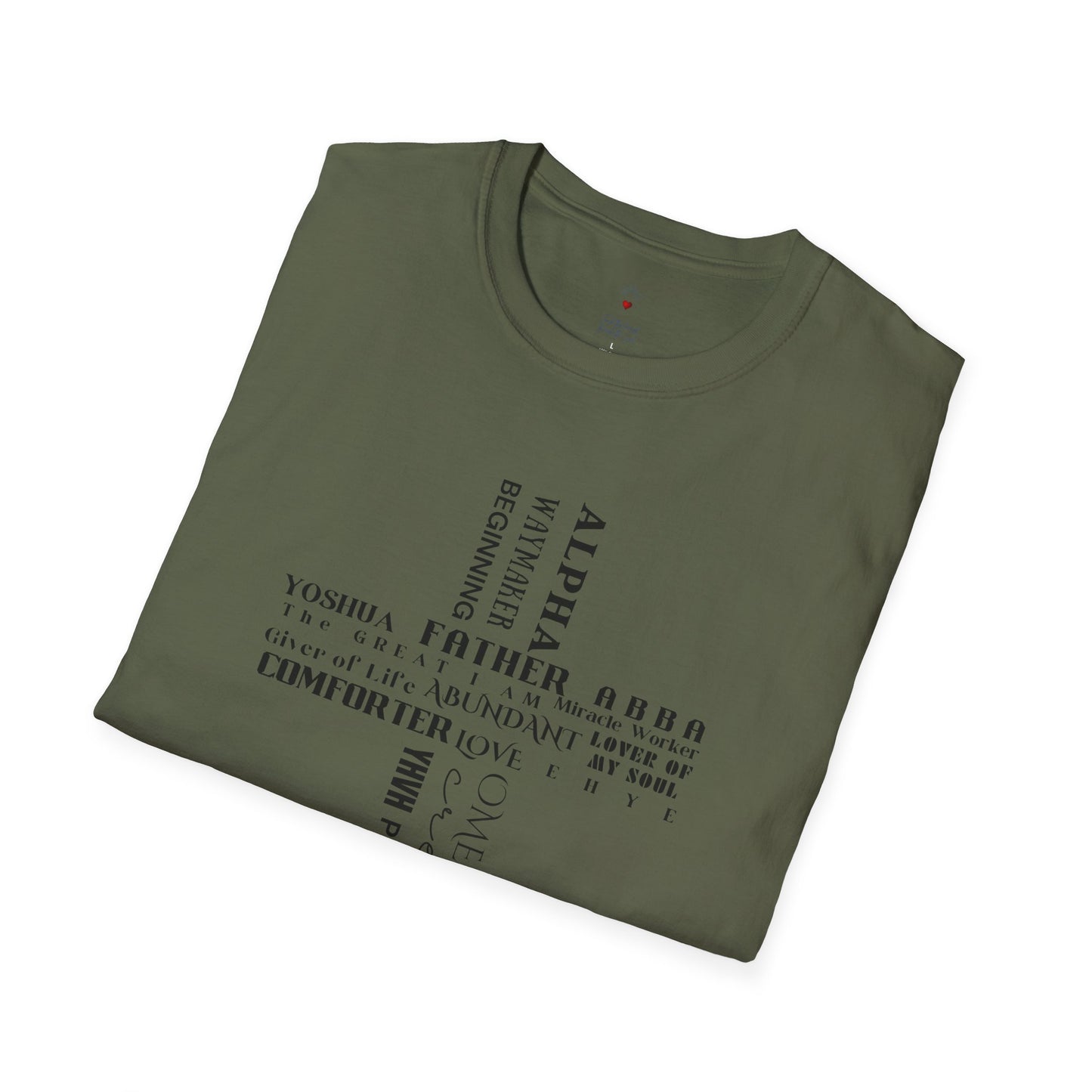 Names of God Cross T-Shirt