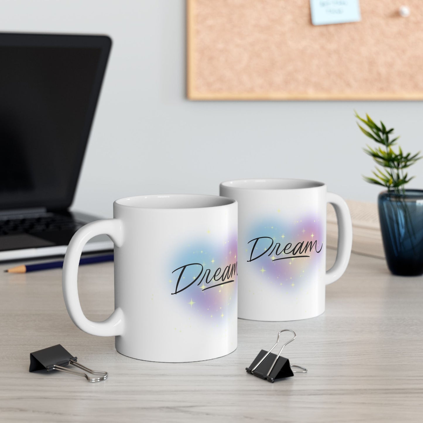 Dream Heart Rainbow Mug