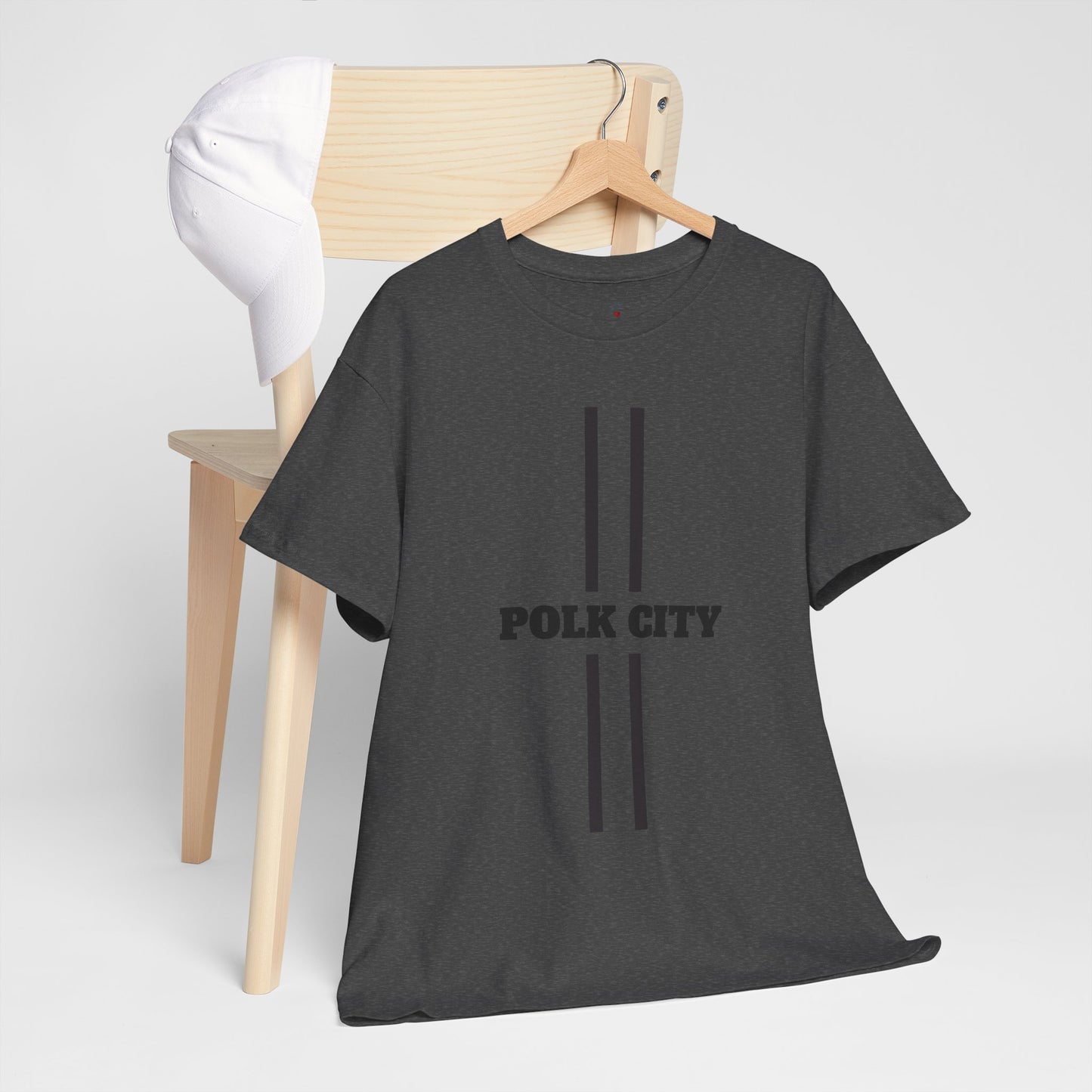 Polk City Unisex Heavy Cotton Tee - Casual Comfort for Every Occasion