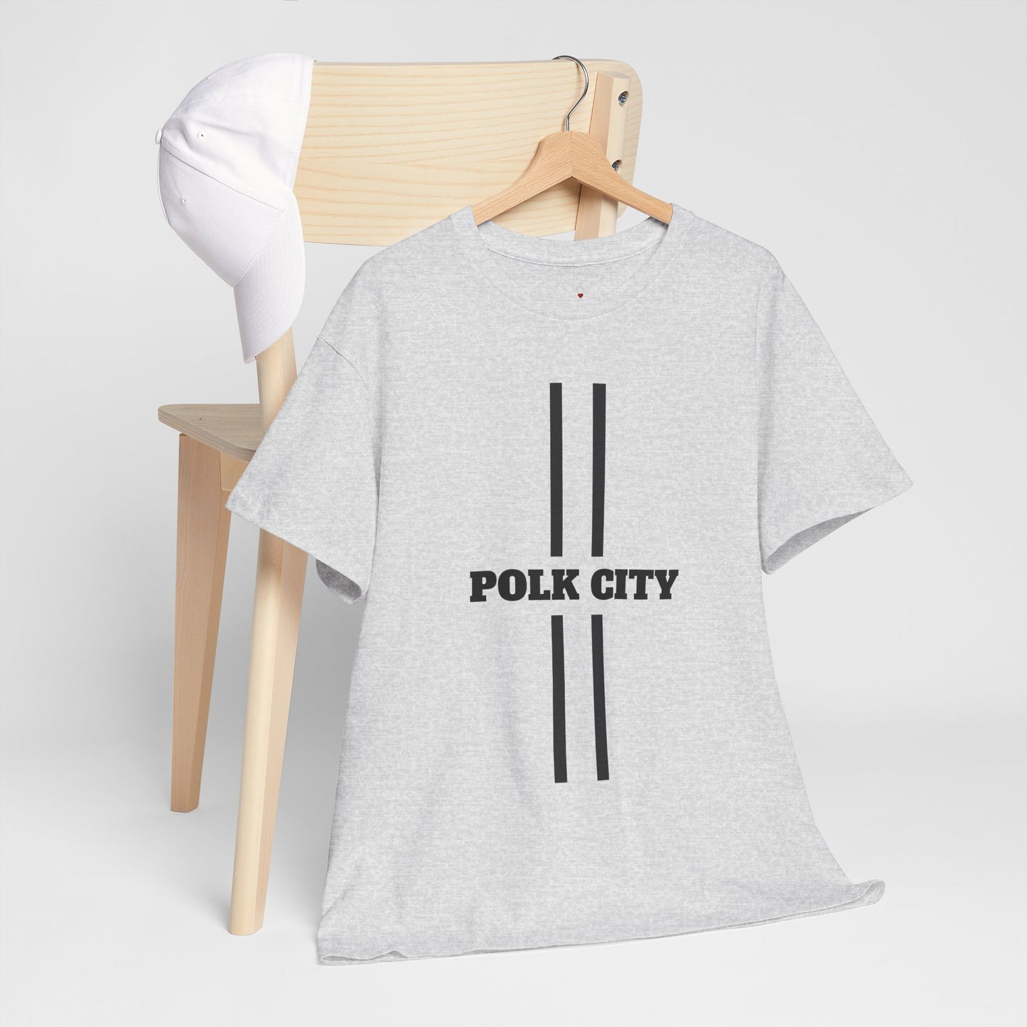 Polk City Unisex Heavy Cotton Tee - Casual Comfort for Every Occasion