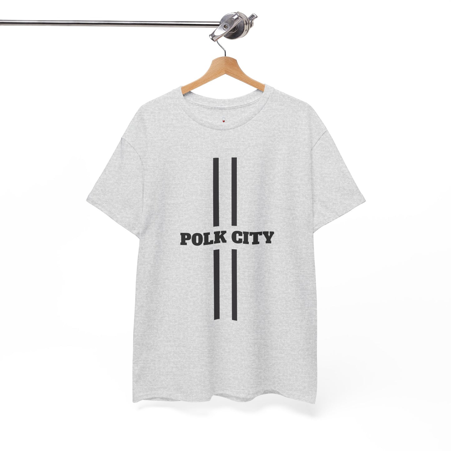 Polk City Unisex Heavy Cotton Tee - Casual Comfort for Every Occasion