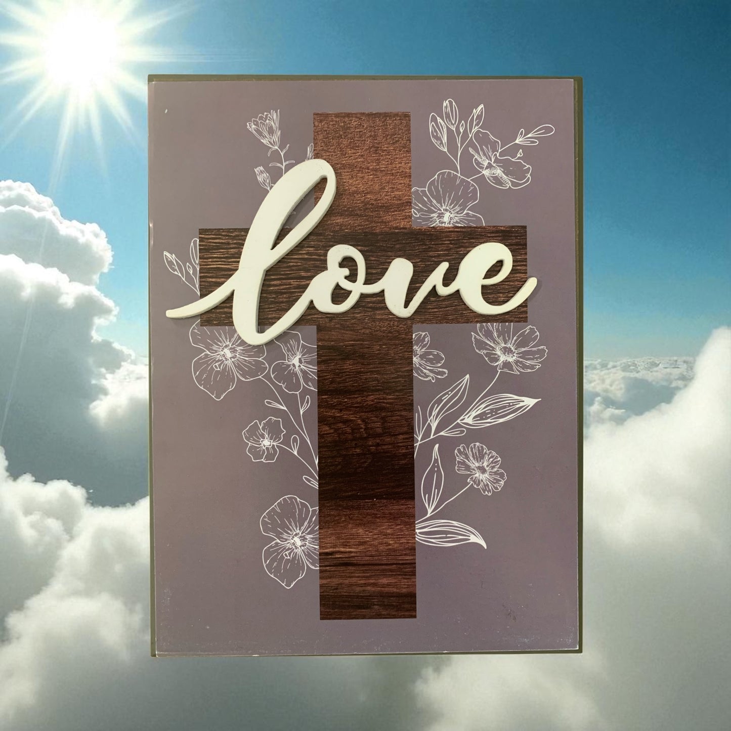 Love Cross Wall Art