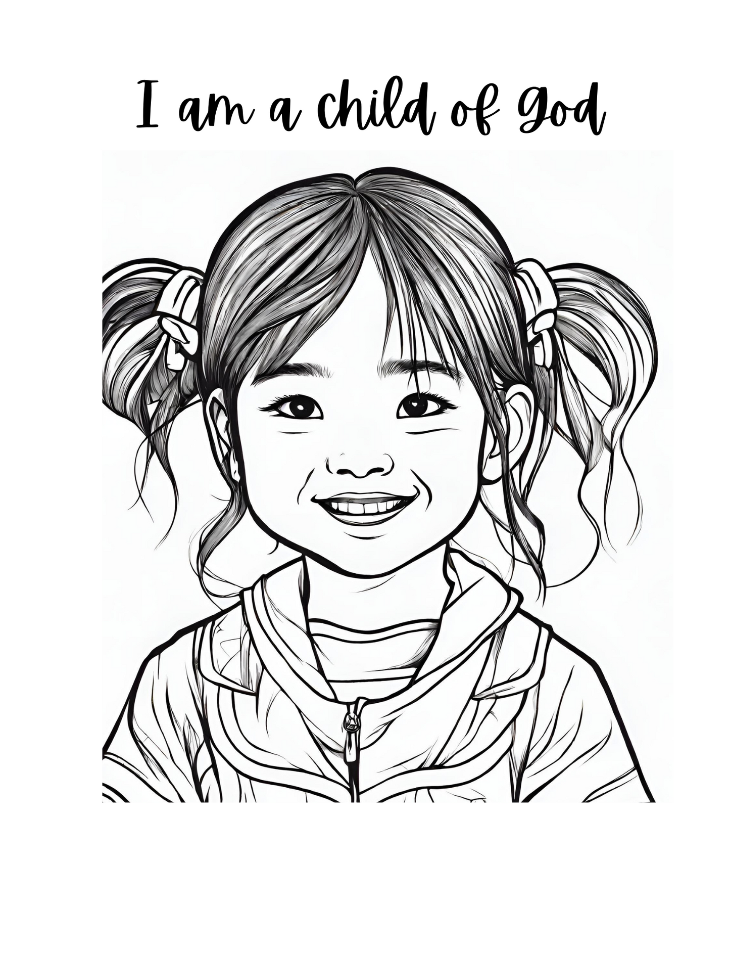 I Am God’s Beloved Daughter: Daily Affirmation Coloring Book for Girls by Maria Flores