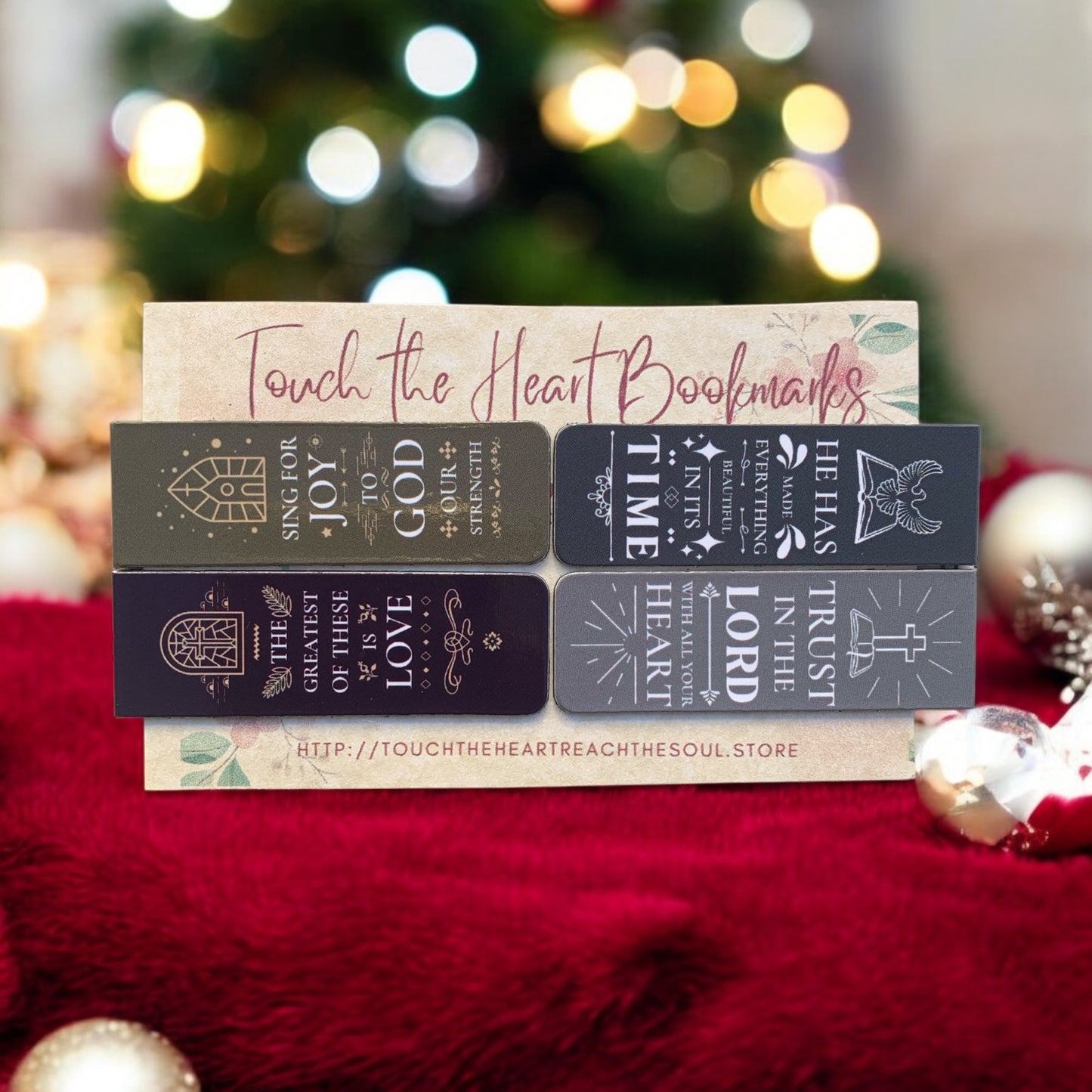 Kind God Love and Faith Magnetic Bookmarks