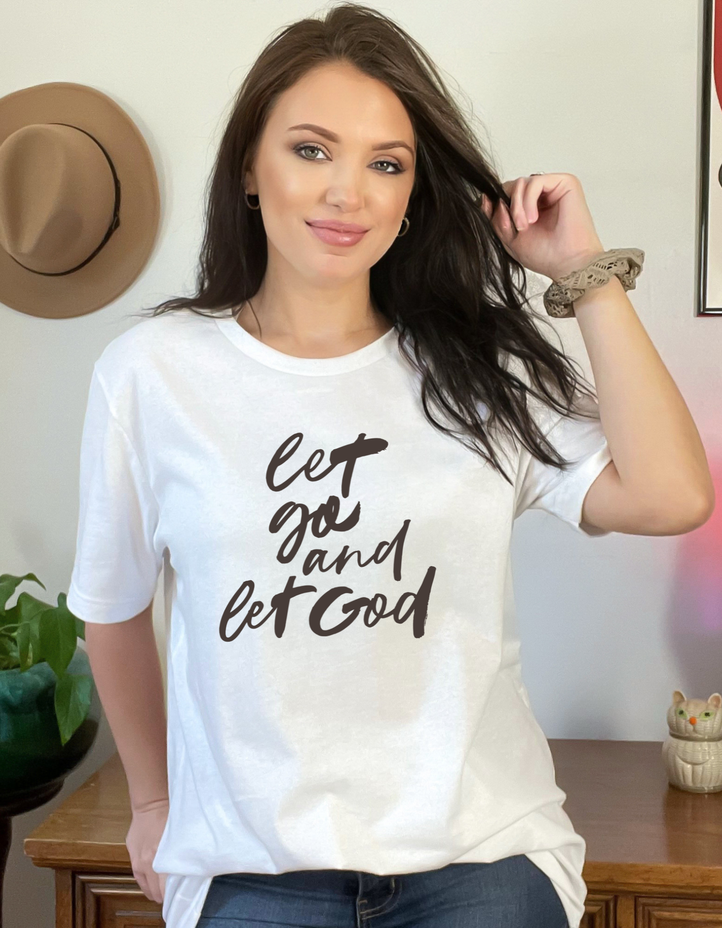 Let Go and Let God Short Sleeve Tee