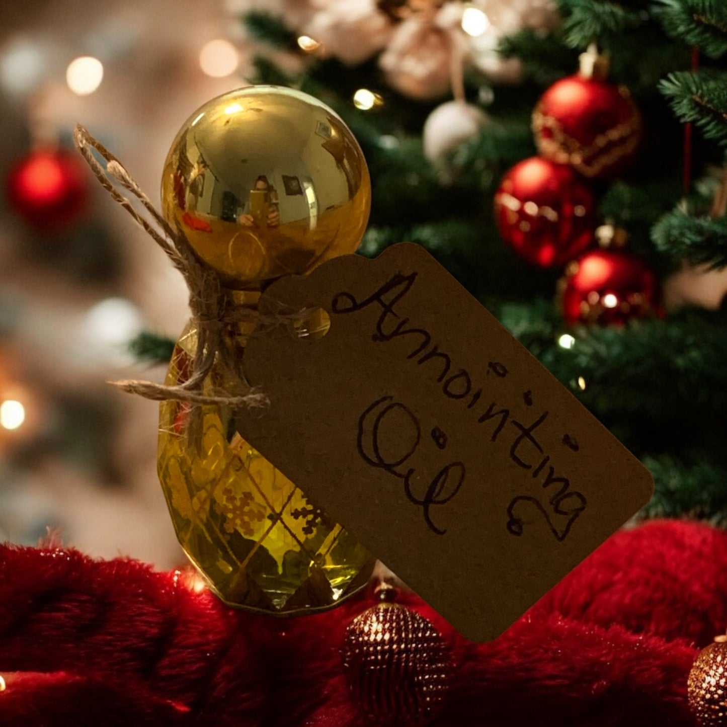 Anointing Oil Holiday Delight Apple Cranberry Organic Natural