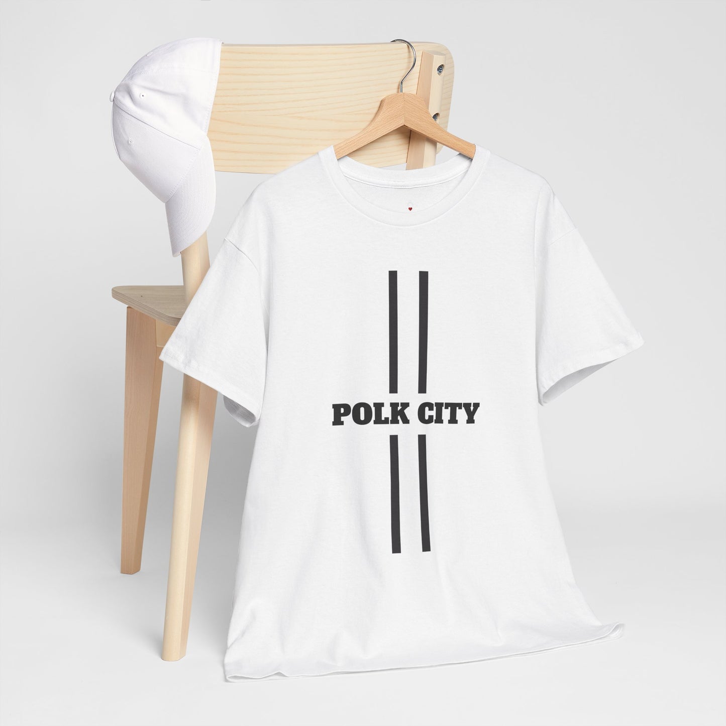Polk City Unisex Heavy Cotton Tee - Casual Comfort for Every Occasion