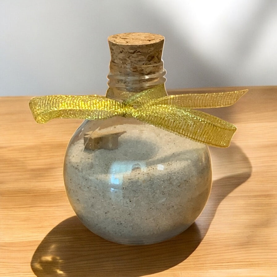 Footprints in the Sand Memory Jar