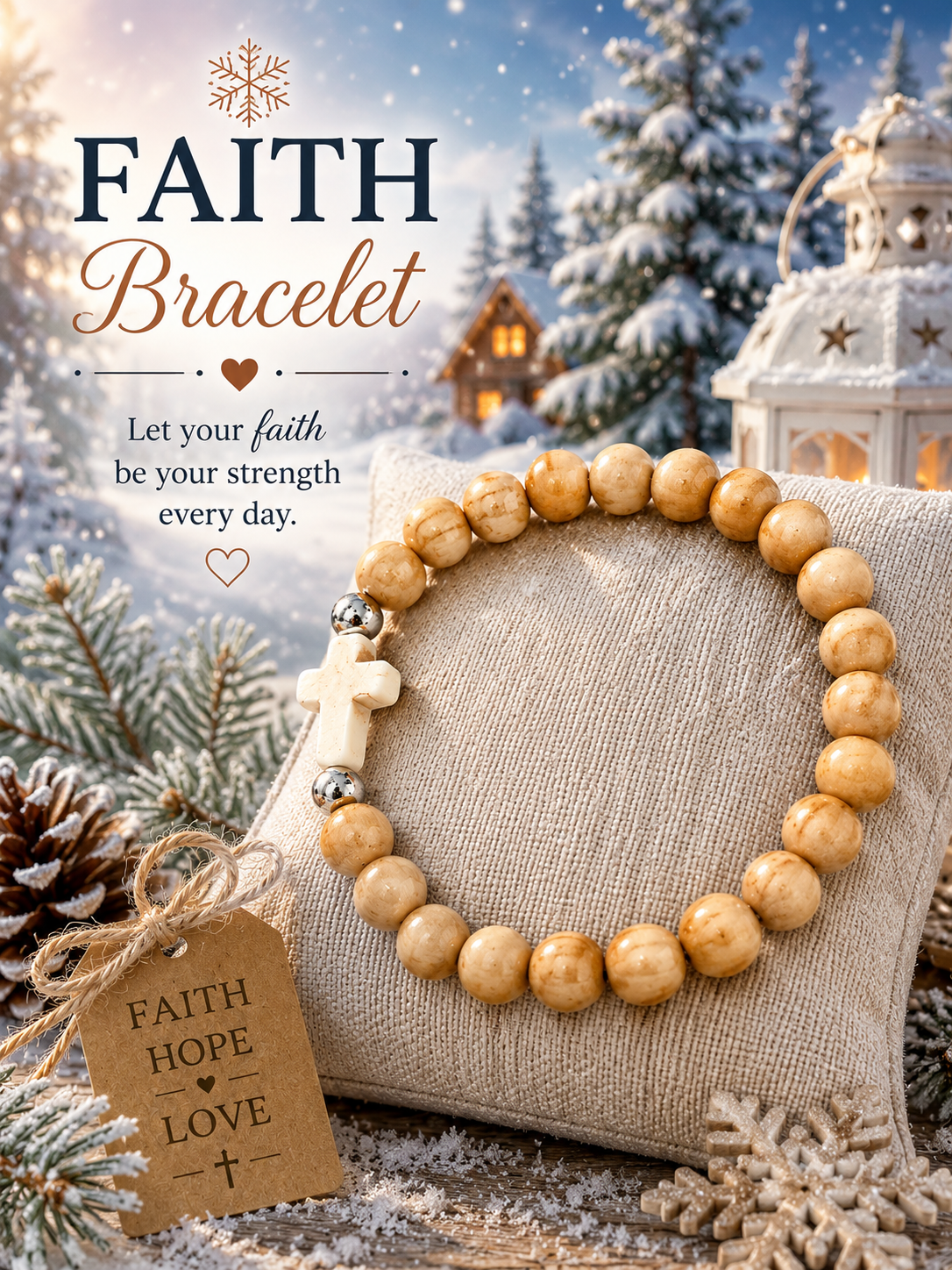 Stone Light Yellow Faith Bracelet
