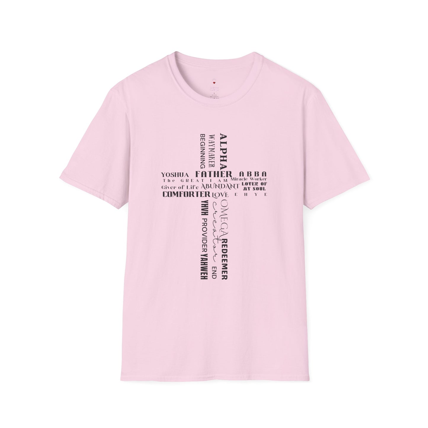 Names of God Cross T-Shirt