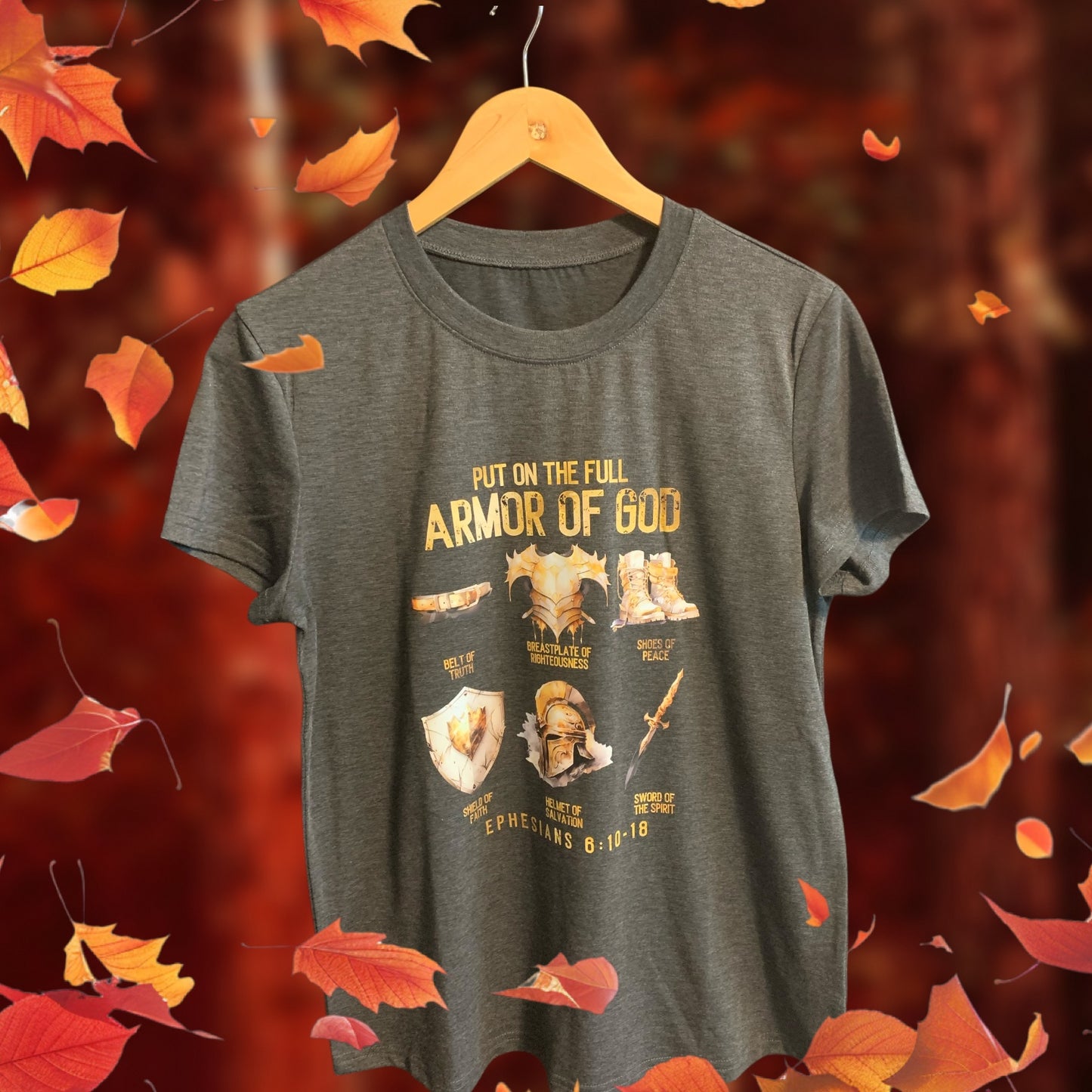 Put on the Armor of God Pink Women’s T Shirt