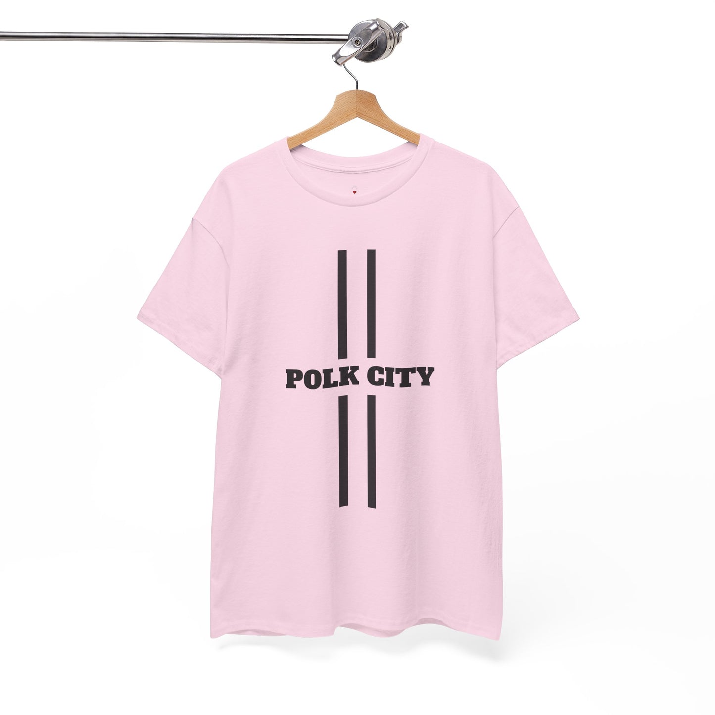 Polk City Unisex Heavy Cotton Tee - Casual Comfort for Every Occasion
