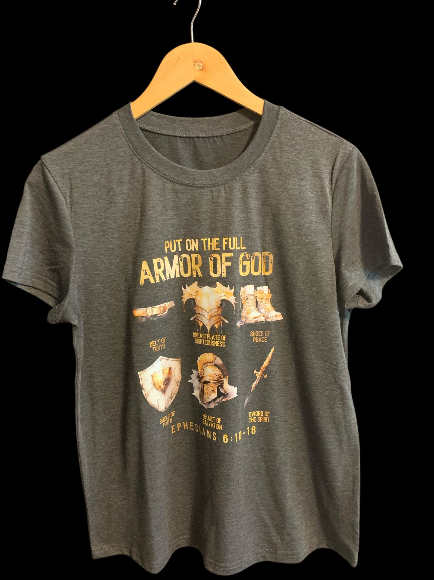 Put on the Armor of God Pink Women’s T Shirt