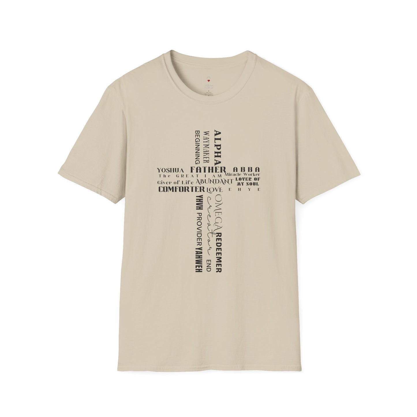 Names of God Cross T-Shirt