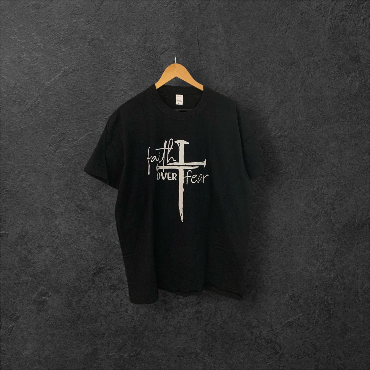 Faith over Fear Cross T Shirt Men Women