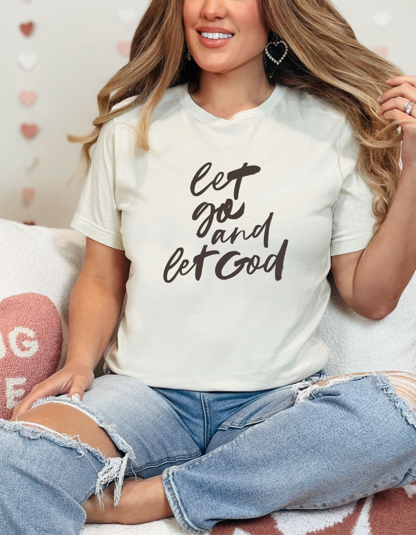 Let Go and Let God Short Sleeve Tee