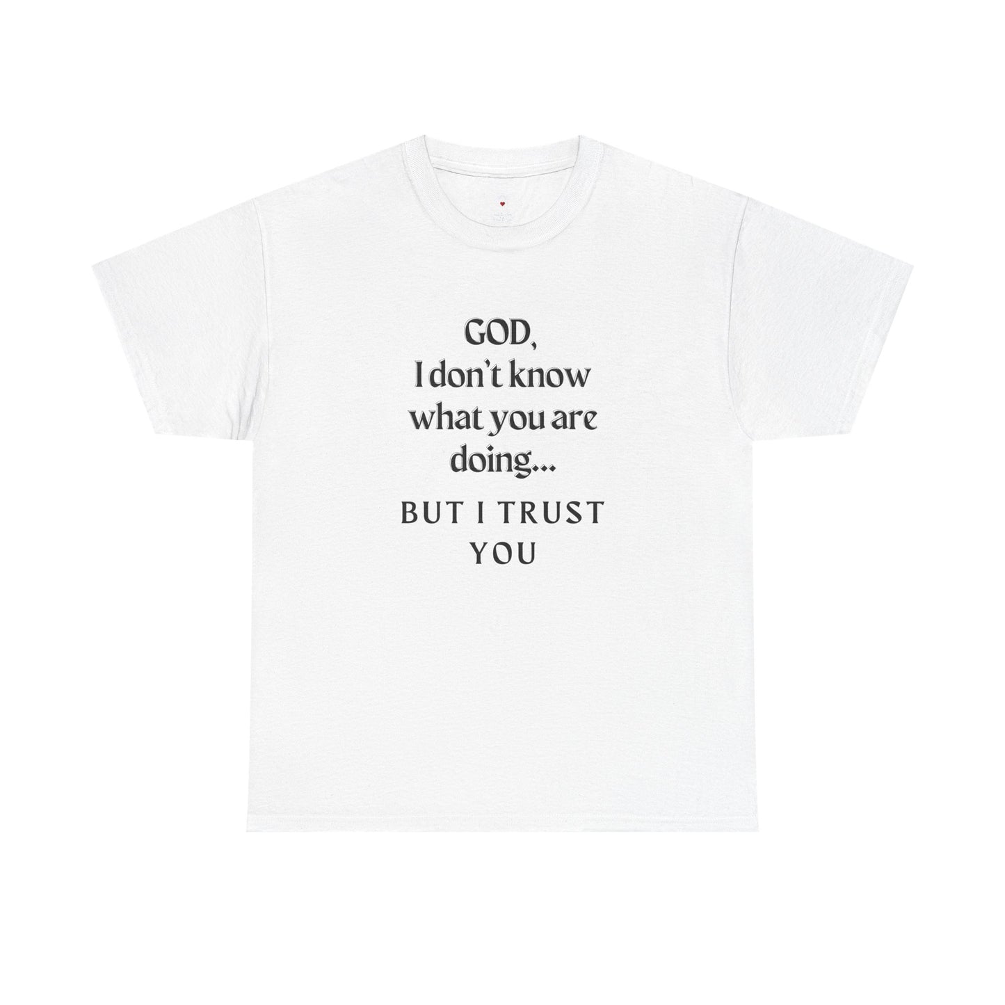 Religious Graphic T-Shirt - God I Don’t Know What You are Doing