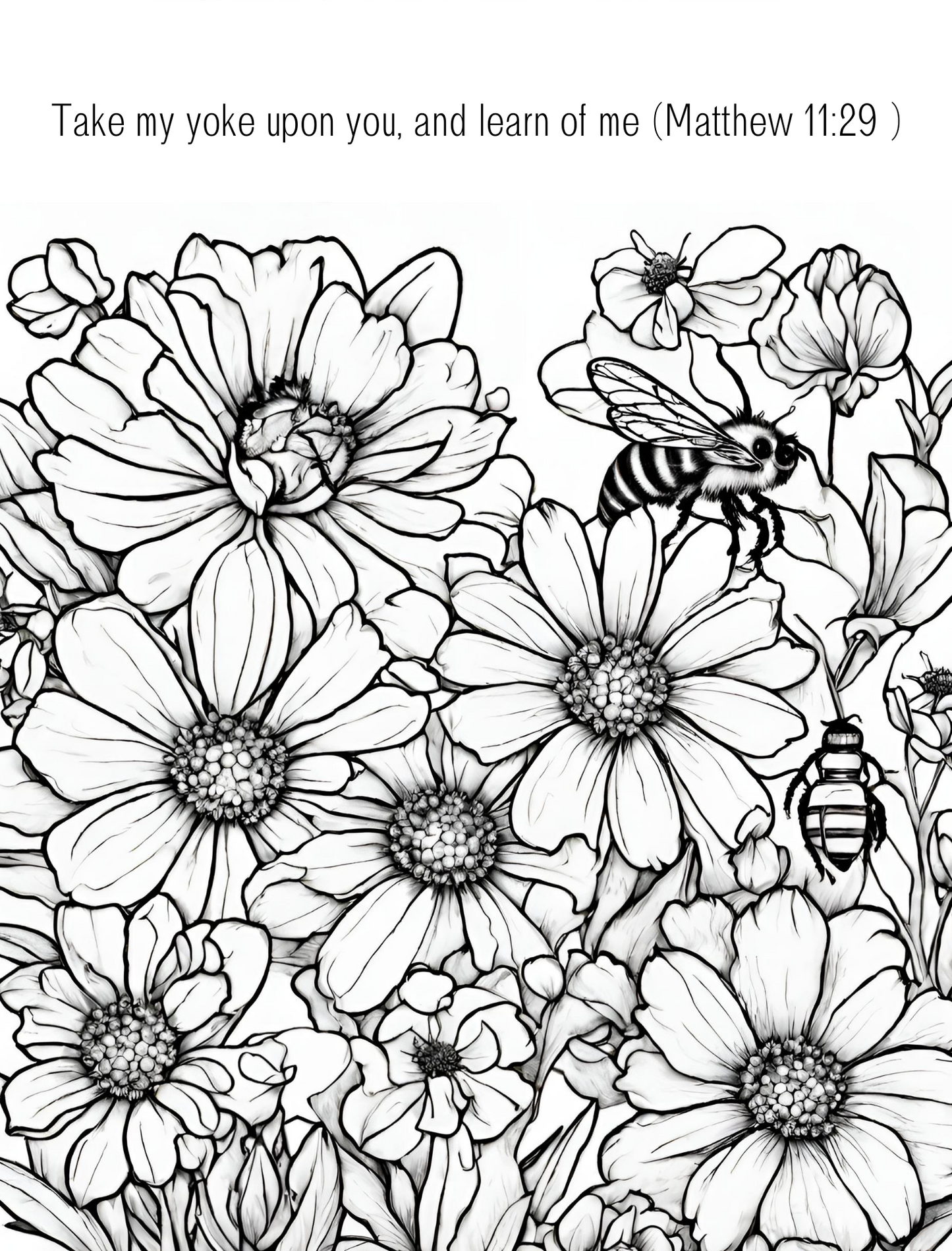 Spring Flowers: Rest and Relaxation Coloring Book for Adults and Teens by Maria A Flores