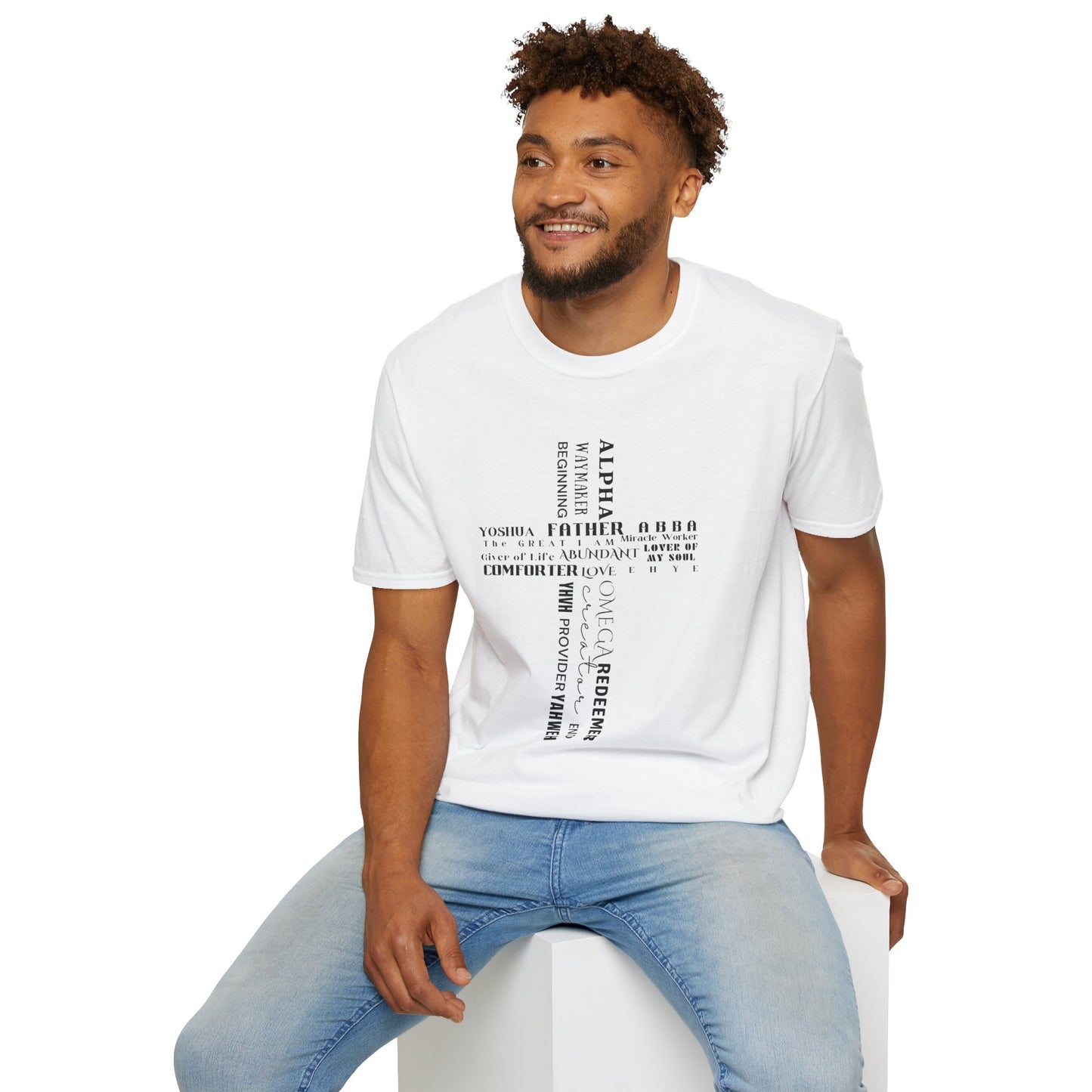 Names of God Cross T-Shirt