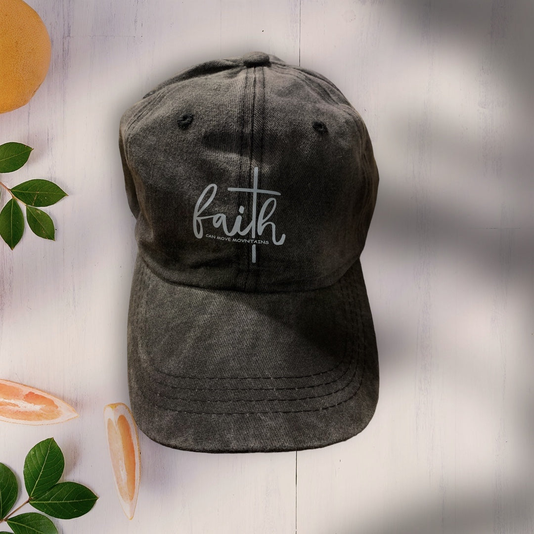 Faith Cross Baseball Cap Hat