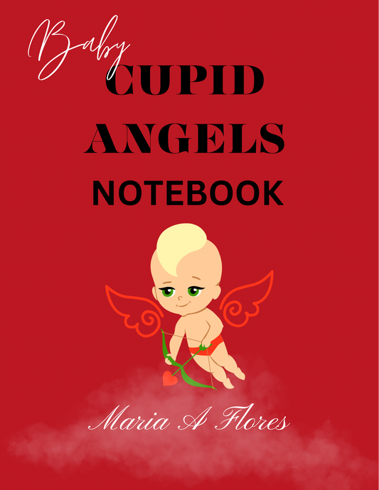Baby Cupid Notebook by Maria Flores