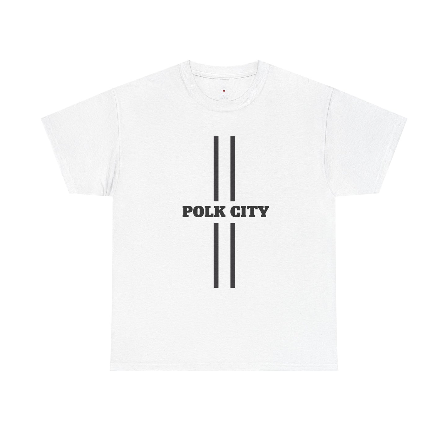 Polk City Unisex Heavy Cotton Tee - Casual Comfort for Every Occasion