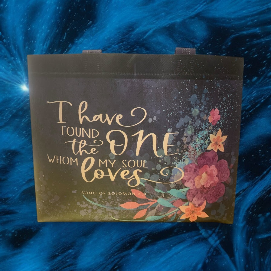 I Have Found the One Whom My Soul Loves Song of Solomon 3:4 Reusable Bag