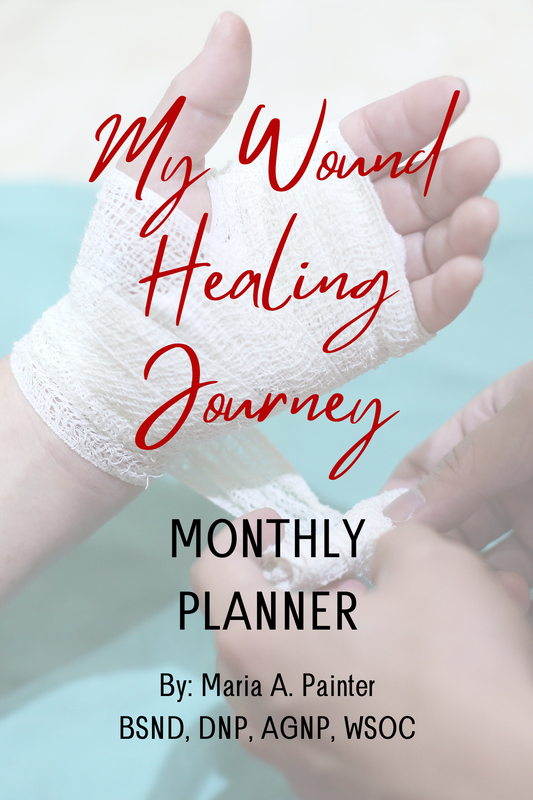 My Wound Healing Journey: Monthly Planner by Maria Painter