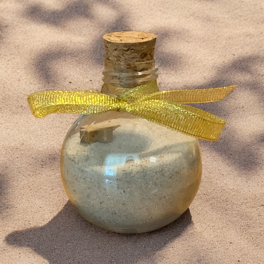 Footprints in the Sand Memory Jar