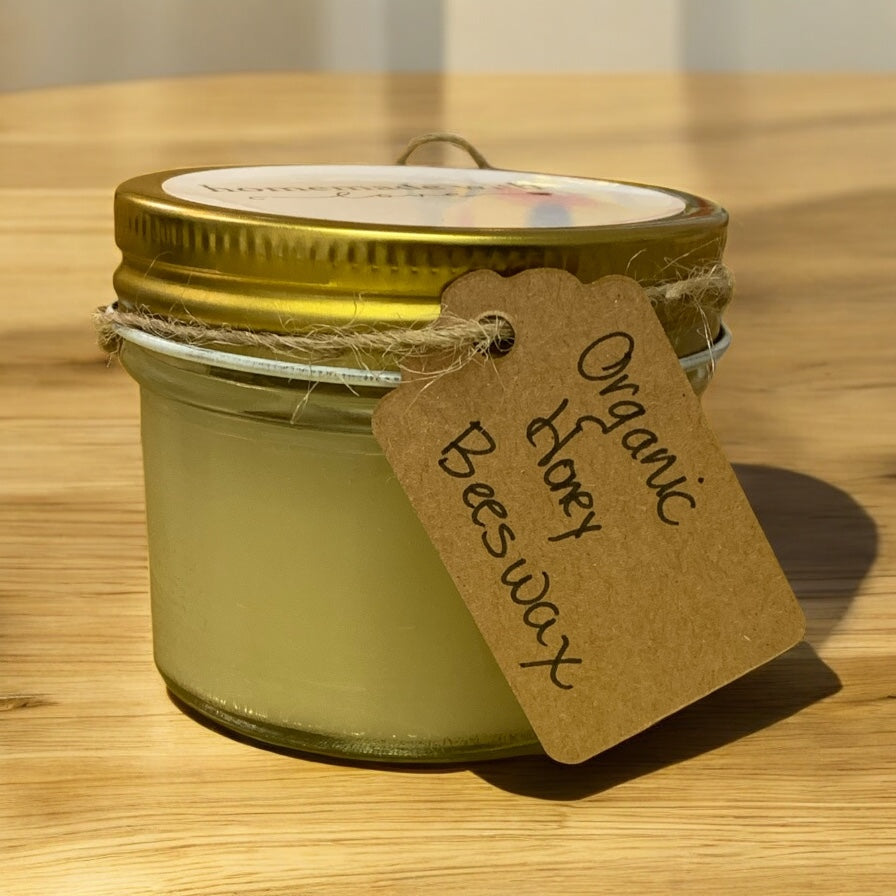 Organic Honey Beeswax Natural Scent Handmade Natural Candle