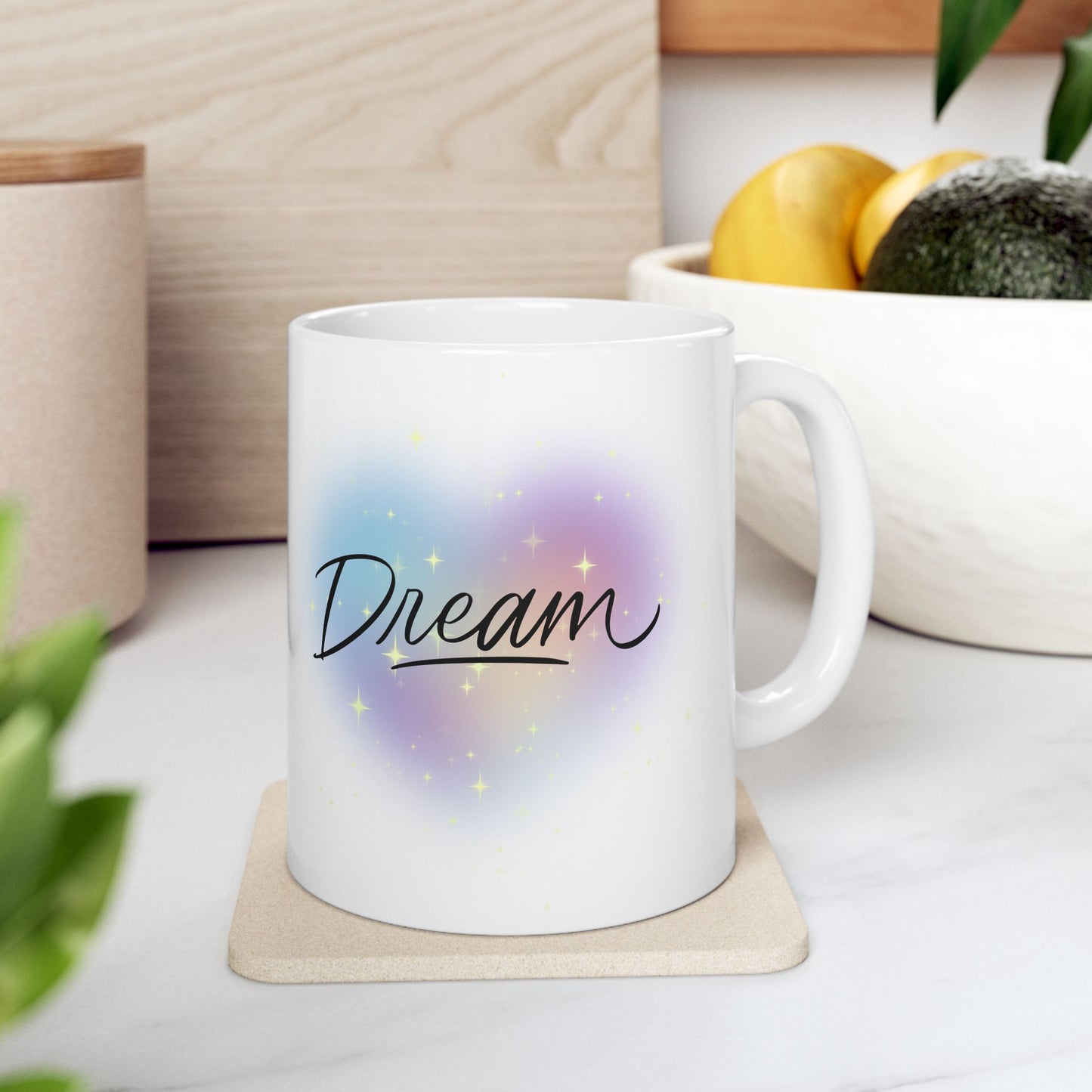 Dream Heart Rainbow Mug