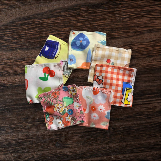 Prayer Quilt Pocket Size with Wood Cross Handmade