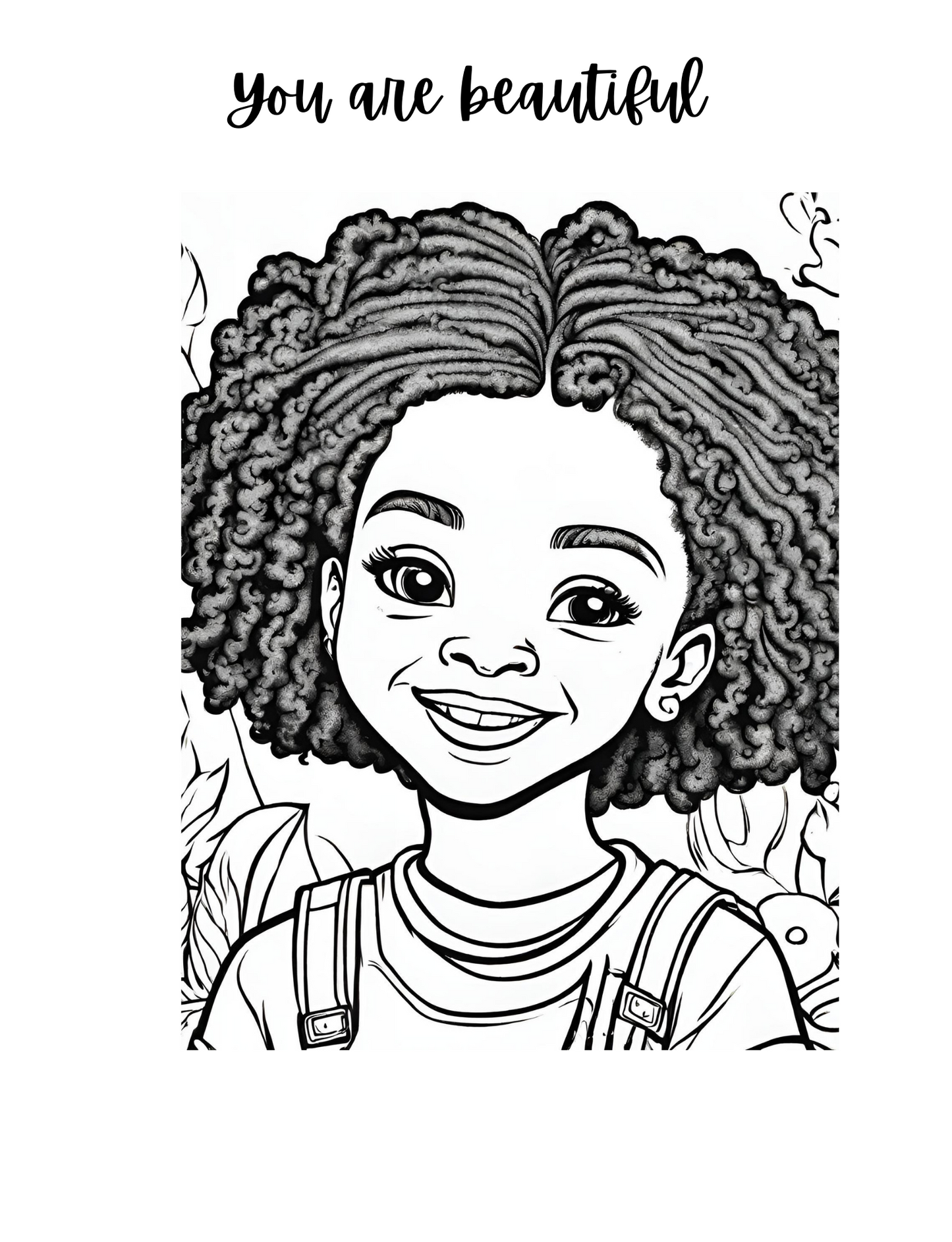 I Am God’s Beloved Daughter: Daily Affirmation Coloring Book for Girls by Maria Flores