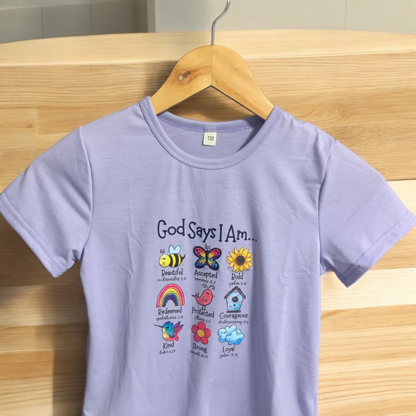 God Says I Am Girl T Shirt Girl Tee