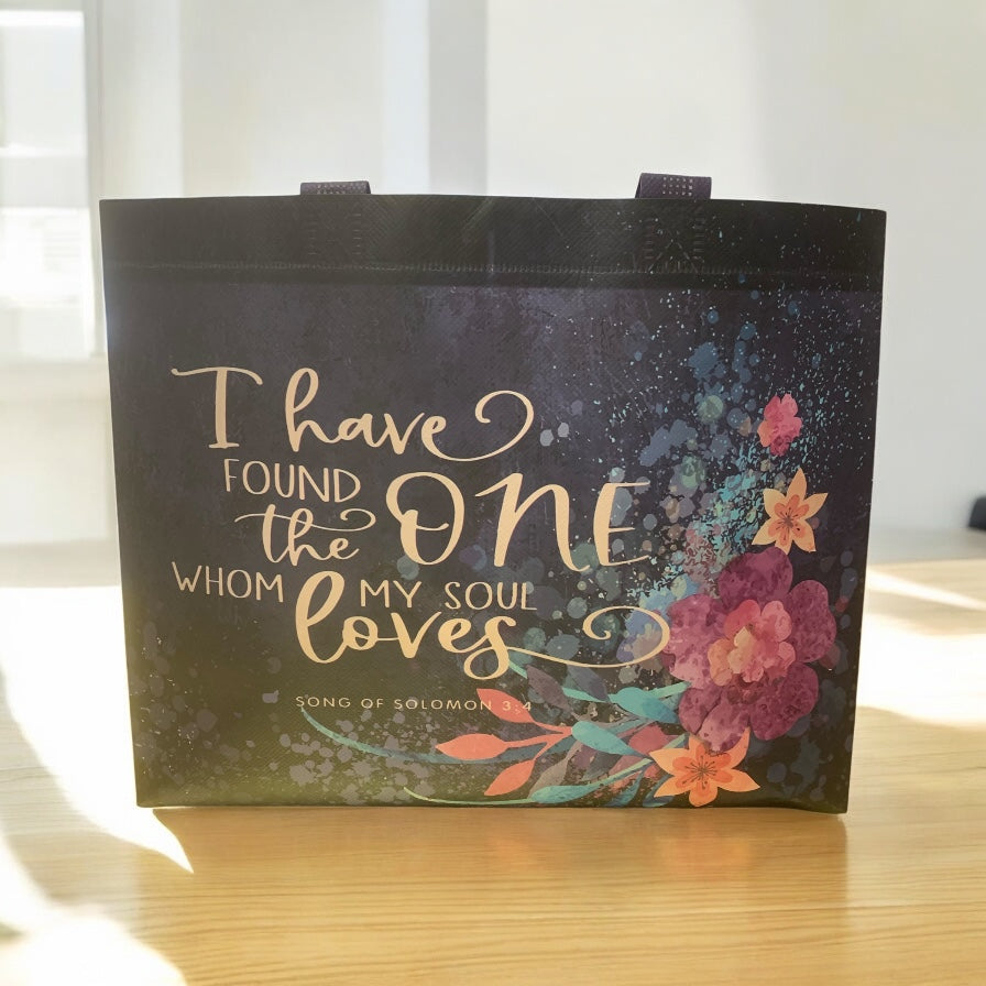 I Have Found the One Whom My Soul Loves Song of Solomon 3:4 Reusable Bag