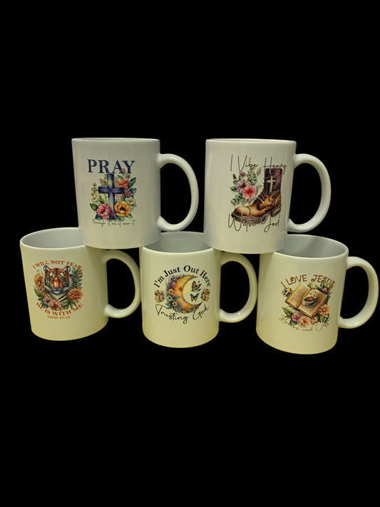 Coffee with God Handmade Mugs